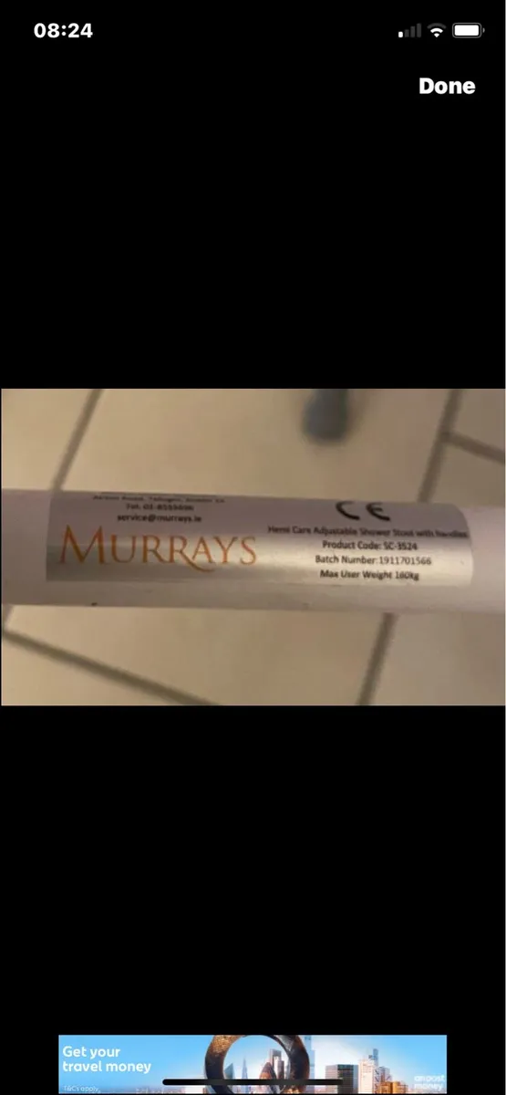 Murray’s Shower Seat - Image 4