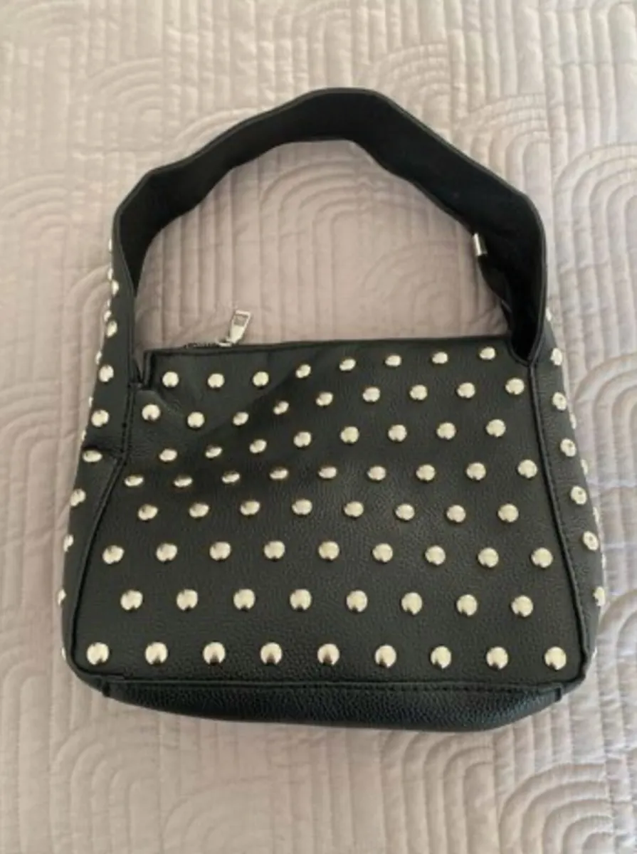 Shein - Black Studded Bag - Image 1