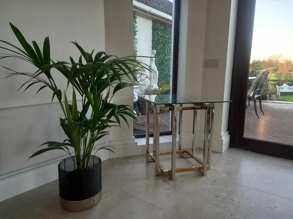 Glass topped occasional table. - Image 3