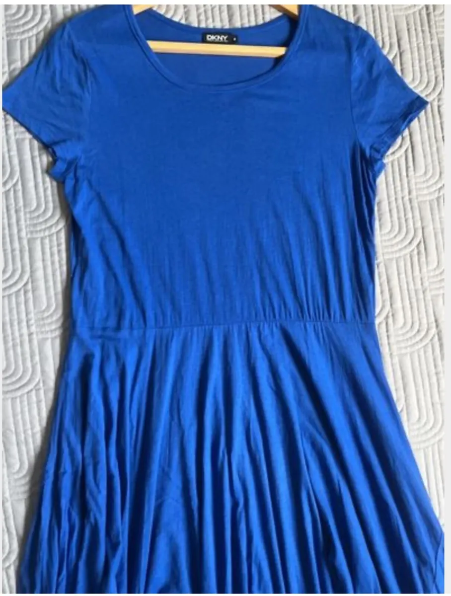 DKNY Blue dress Size M - Image 4