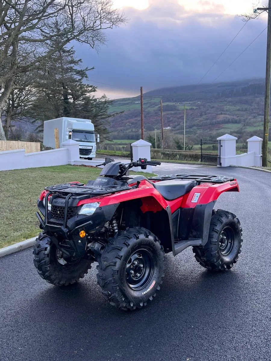 2025 Honda TRX 420 FA6 Ex demo - Image 1