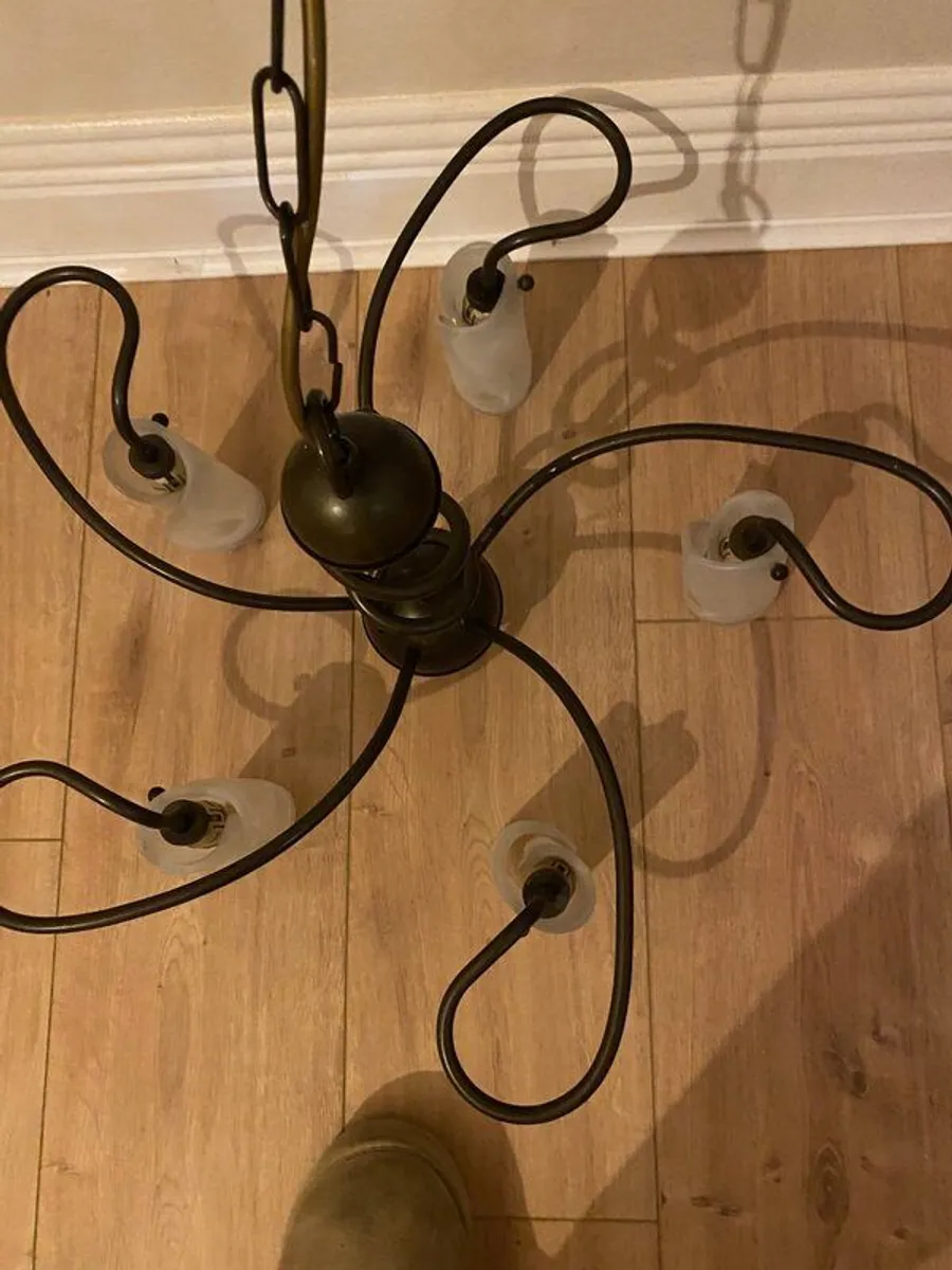 5 Arm Chandelier - Image 4