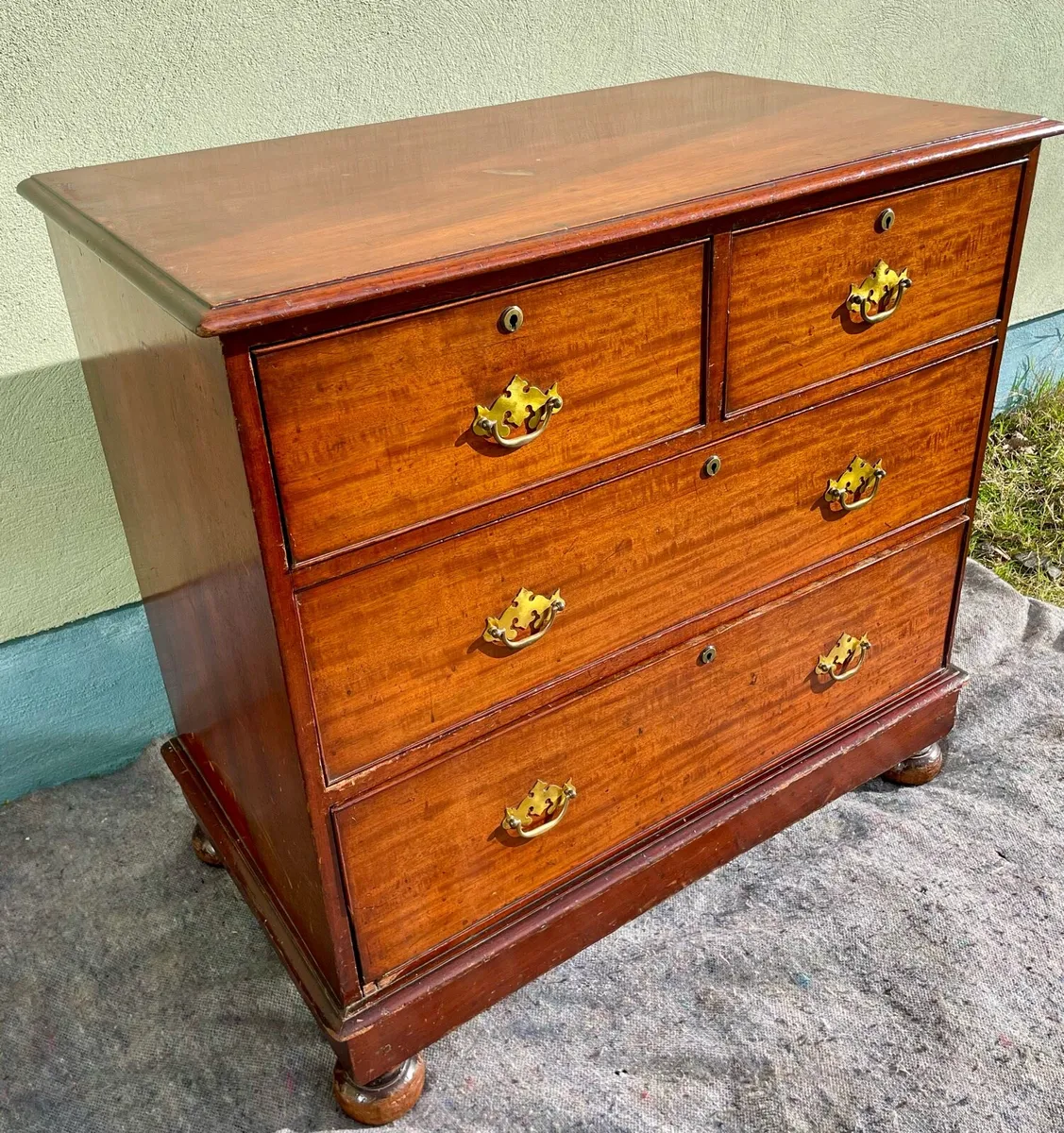 Antique Mahogany chest drawers - Image 2
