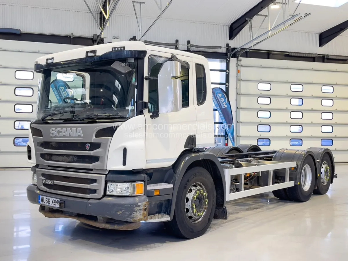2018 (68) SCANIA P450 6X2 CHASSIS CAB - Image 3