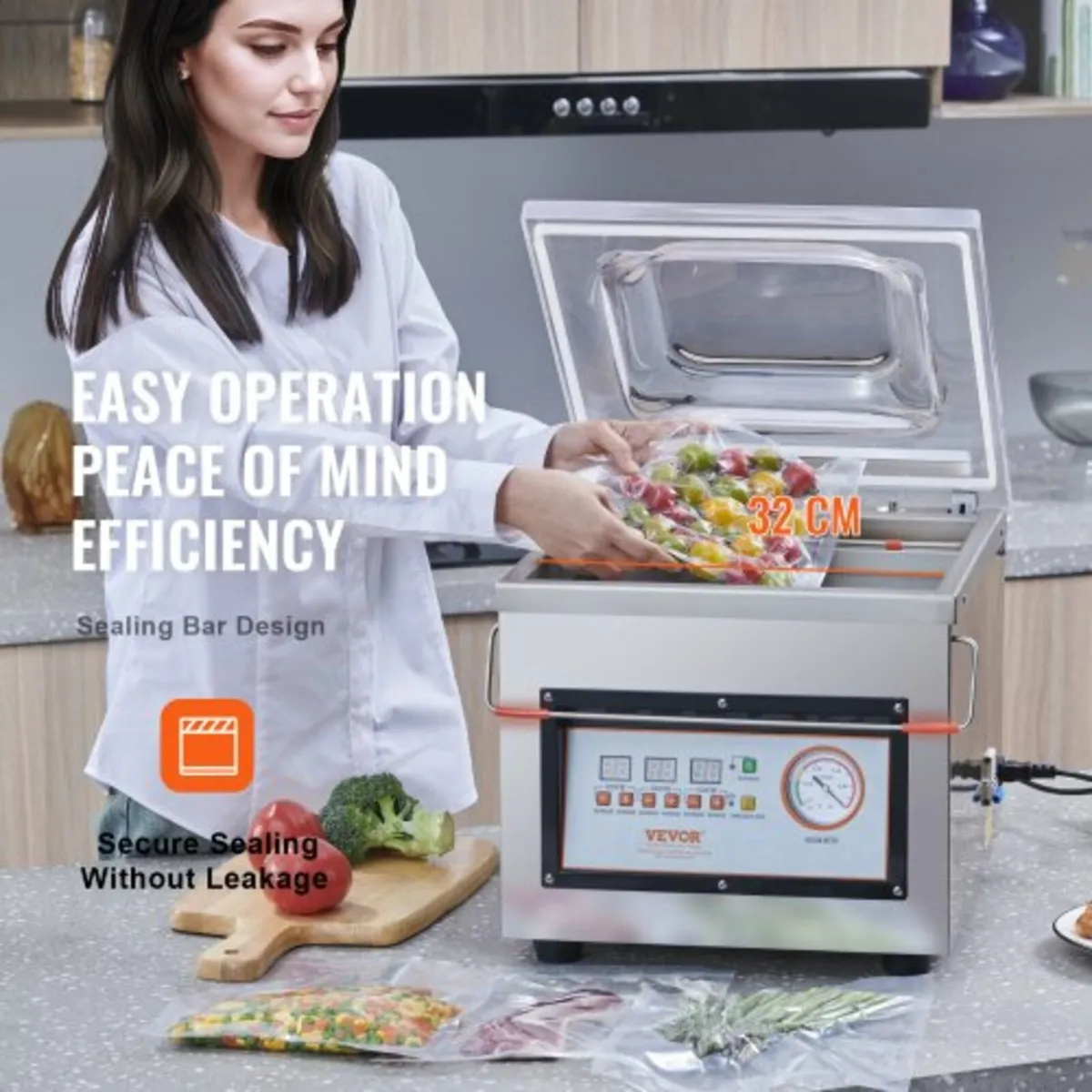 Chamber Vacuum Sealer, 320W Sealing Power, Vacuum - Image 2