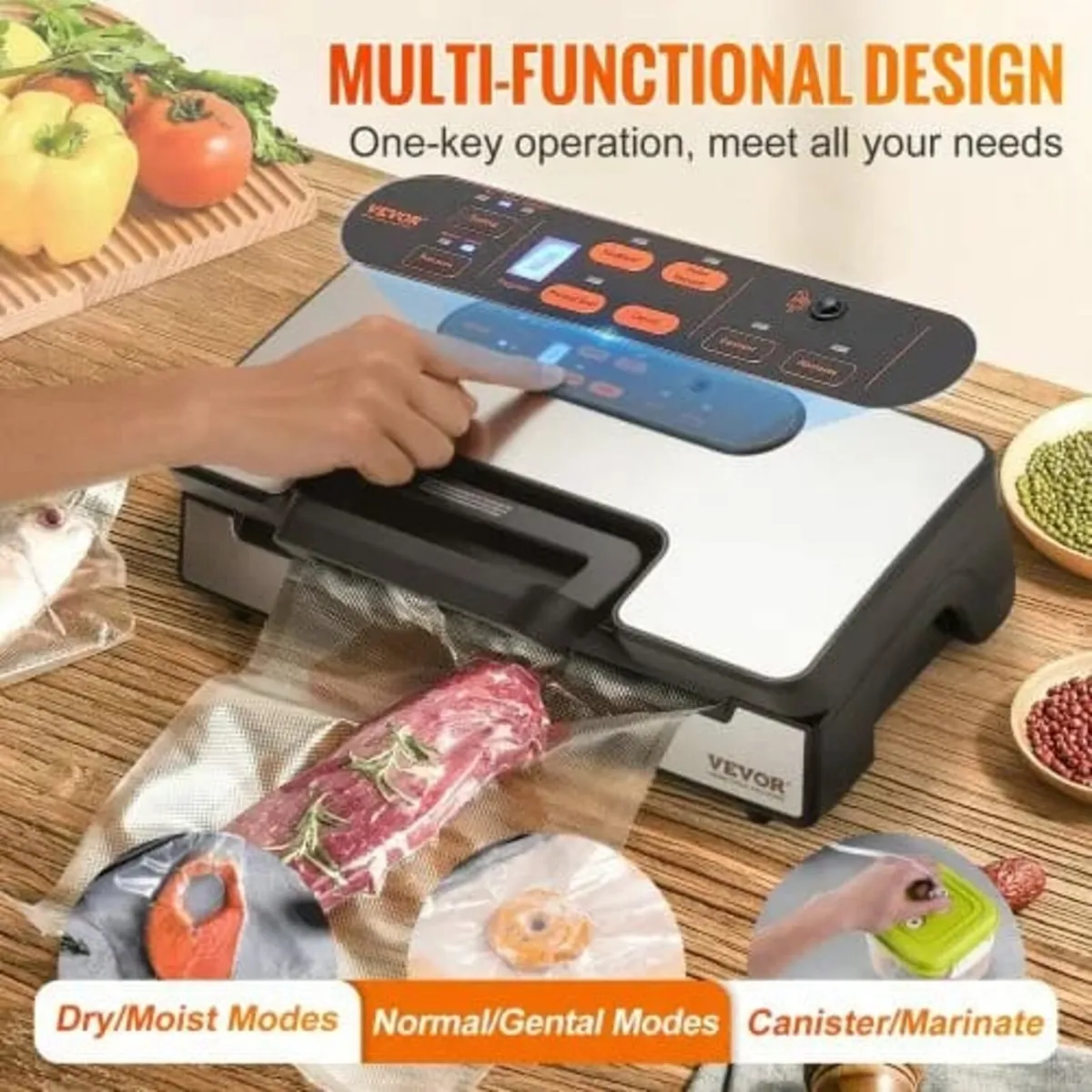 Vacuum Sealer Machine Food Preservation Storage Sa - Image 3