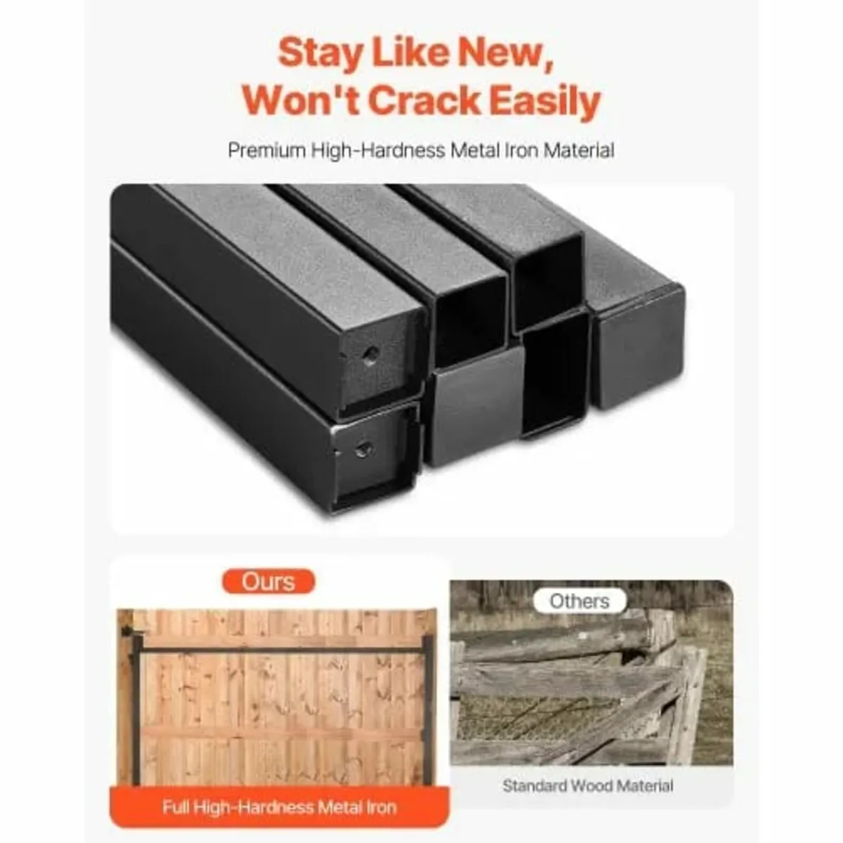 Gate Building Kit, Fits 60 to 96 in Wide Openings, - Image 3