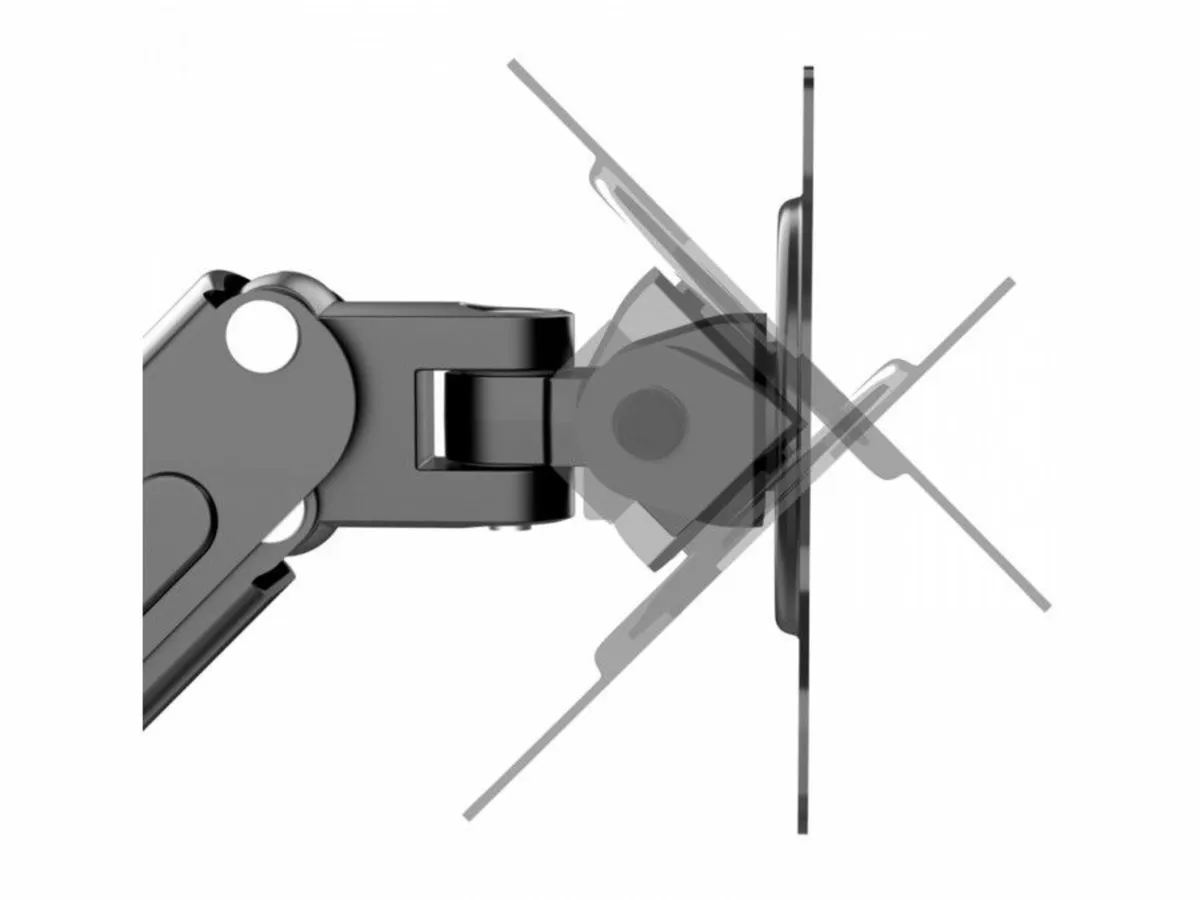TV Monitor Desk Mount Bracket Tilt Swivel 13-27" - Image 3