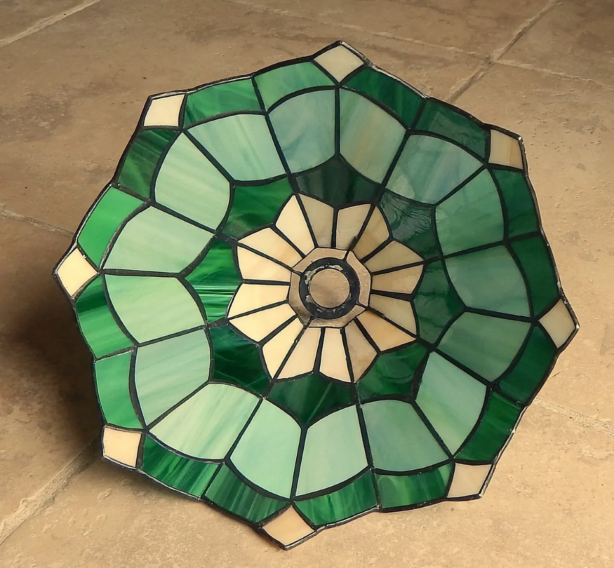 Tiffany Style Glass Lampshade - Image 4