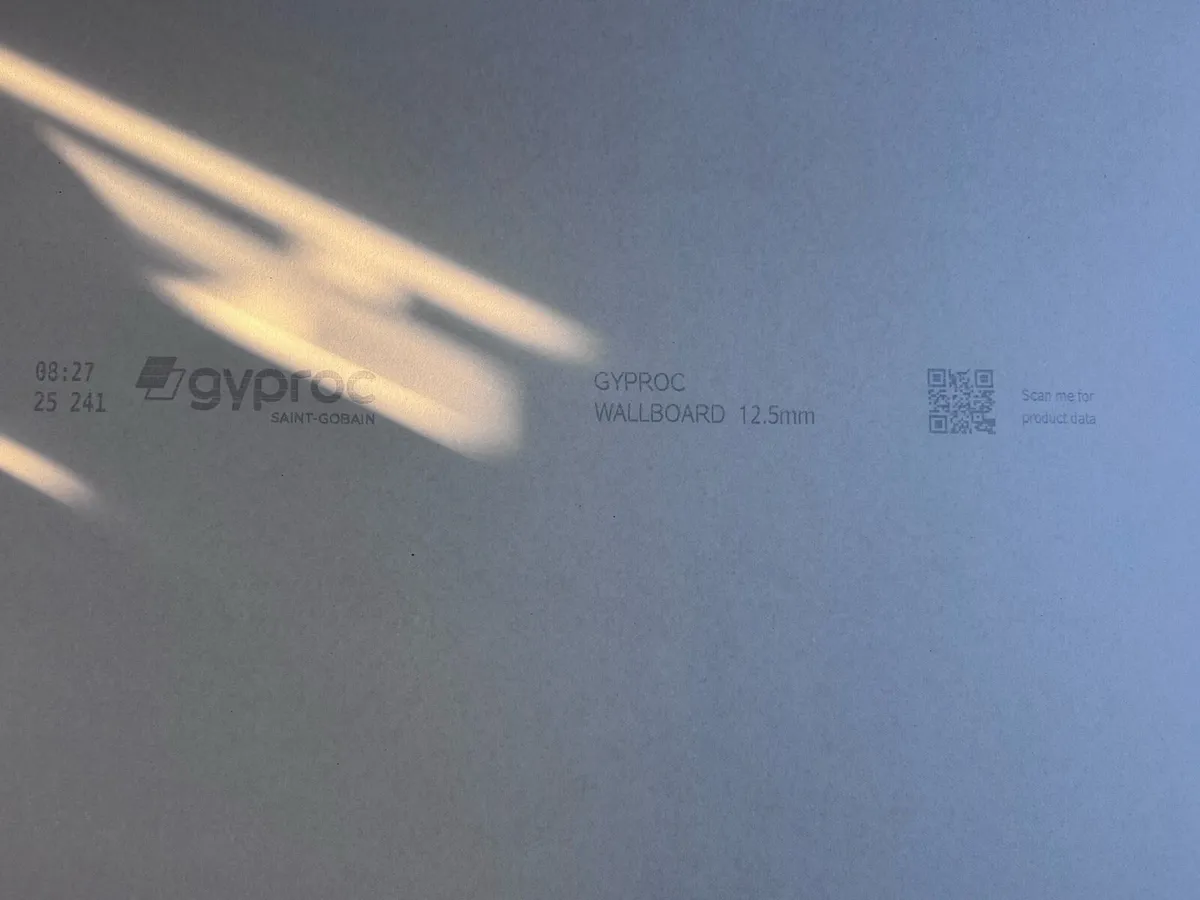 Gyproc Wallboard 2438x1200x12.5mm - Image 2