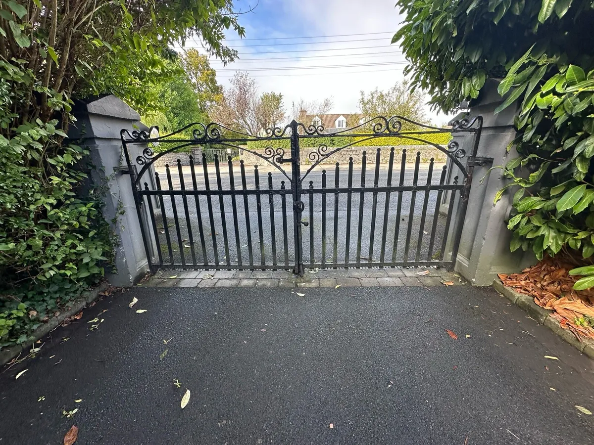 Antique iron entrance gates (1930’s) - Image 1
