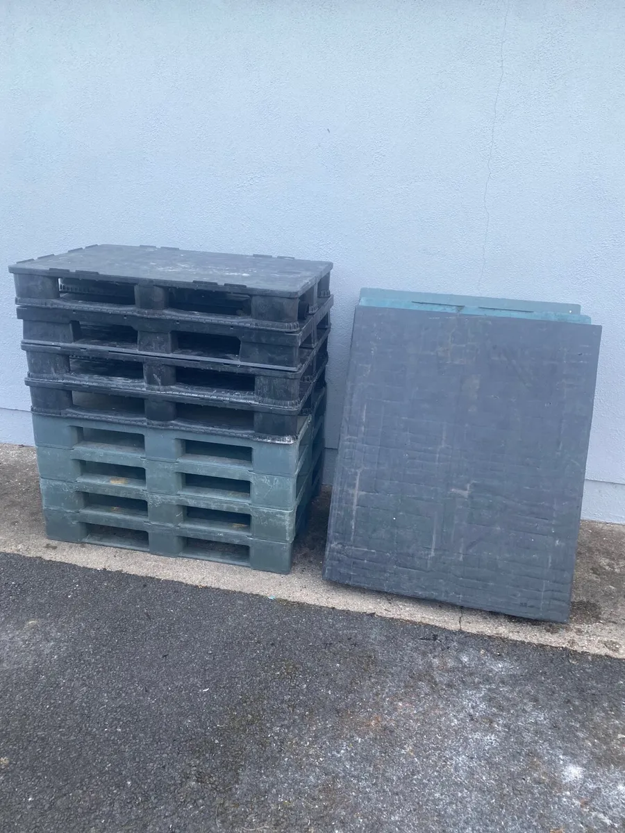 Solid base plastic pallets - Image 1
