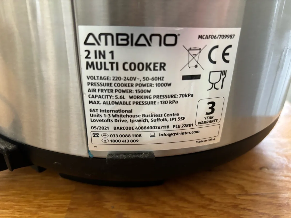 Air fryer/pressure cooker - Image 4