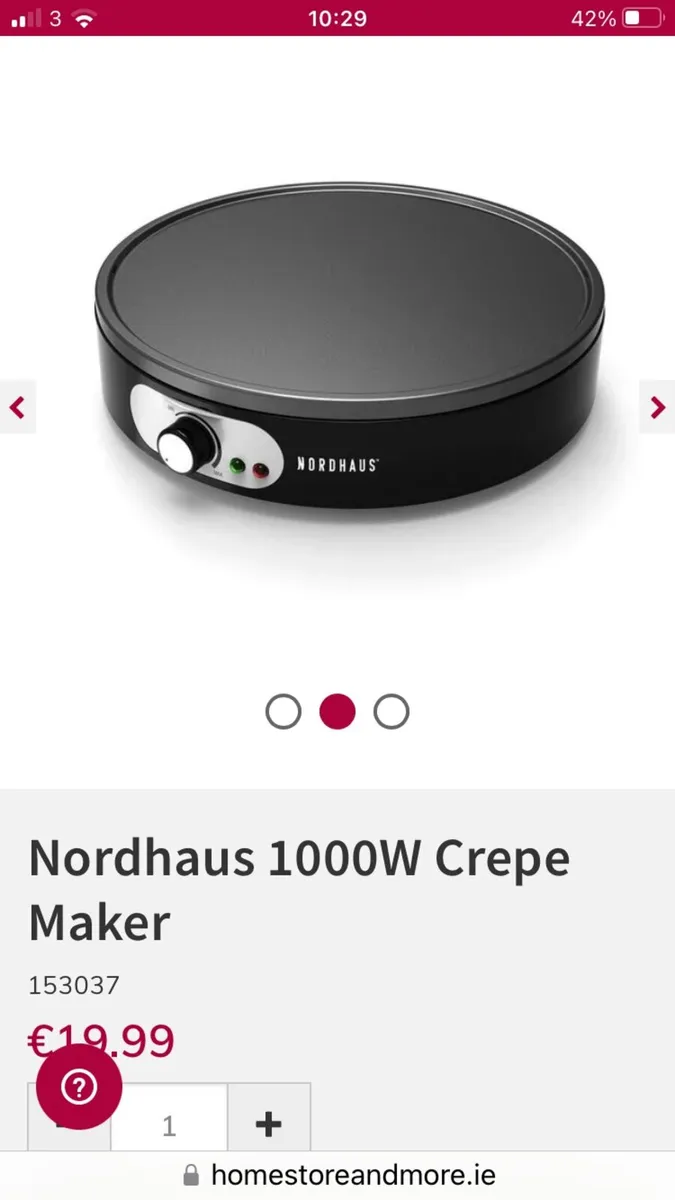 Crepe maker.  New & unused - Image 2