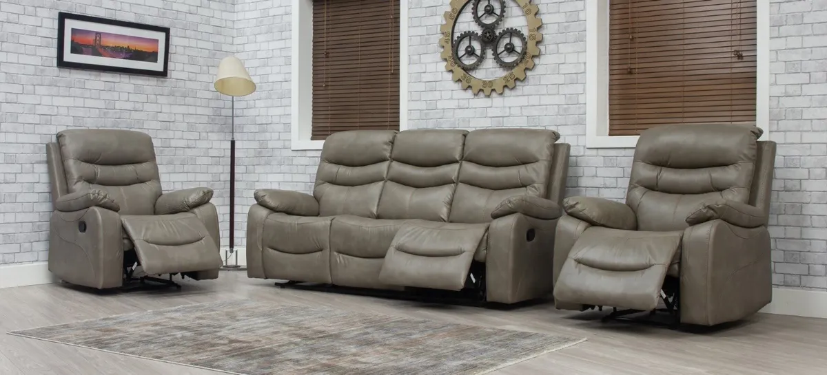 ✨ BRAND NEW 3+2 or 3+1+1 HIGH BACK RECLINING SOFA - Image 2