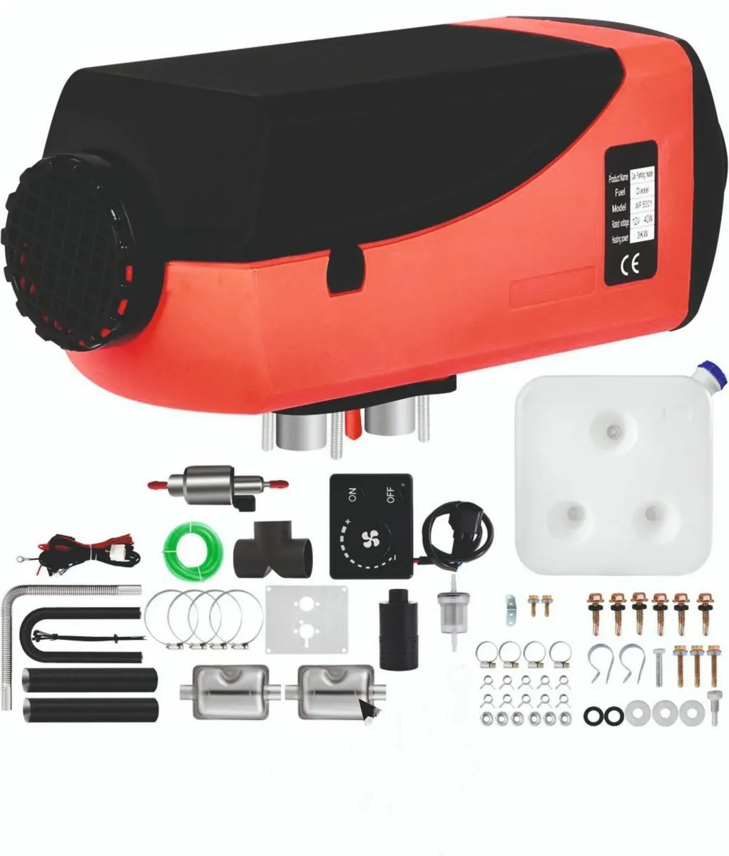 Diesel Air Heater 3/8KW with Power Adapter Kit - Image 2