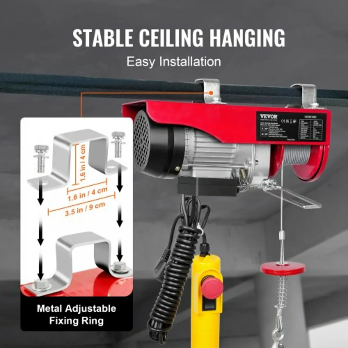 Electric Hoist, 249.5 kg Lifting Capacity, 510W 22 - Image 4