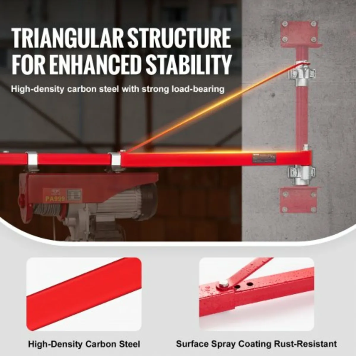 Electric Hoist Support Arm, 600 kg Max Load Capaci - Image 3