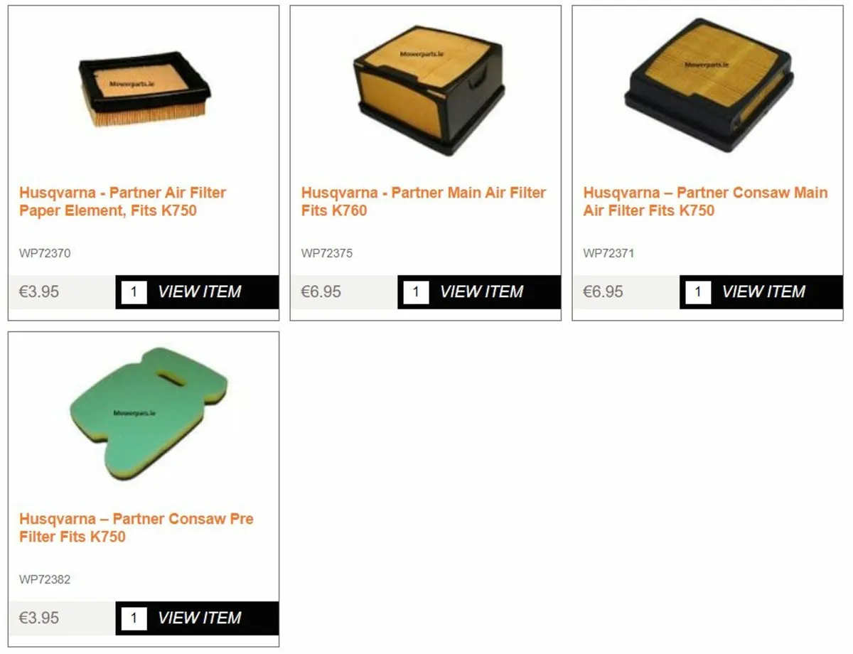 Husqvarna Partner Jonsered Spare Parts - Image 2