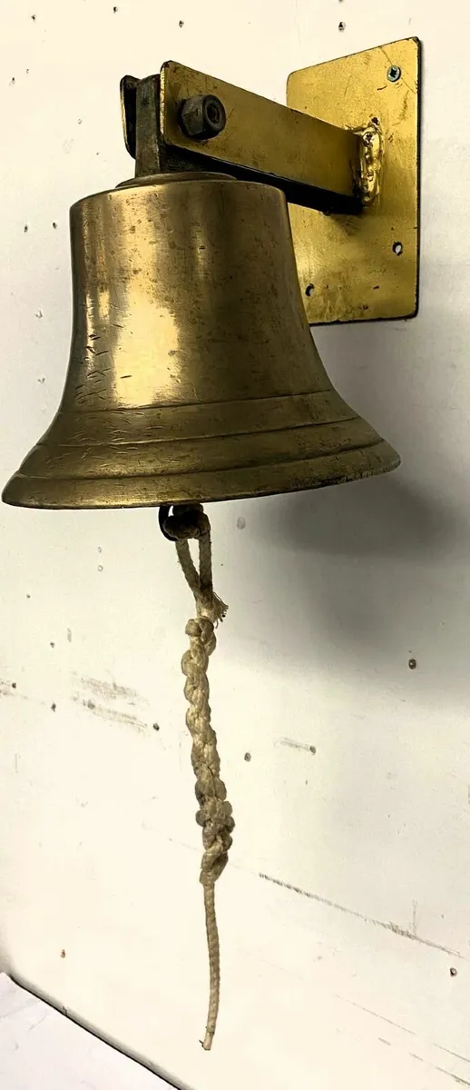 Large Brass Ships Bell - Image 2