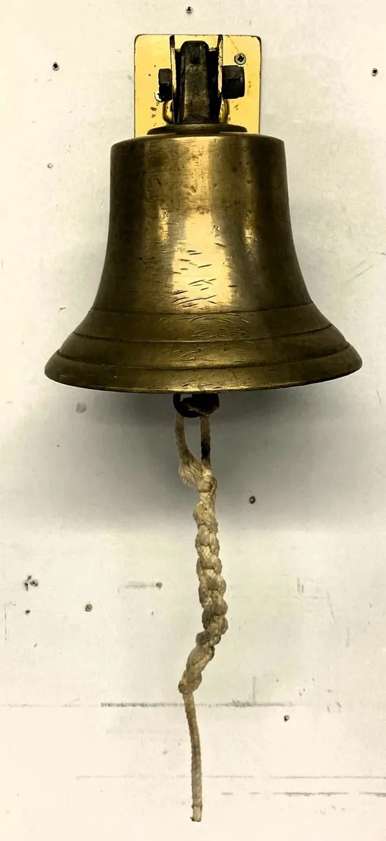 Large Brass Ships Bell - Image 4