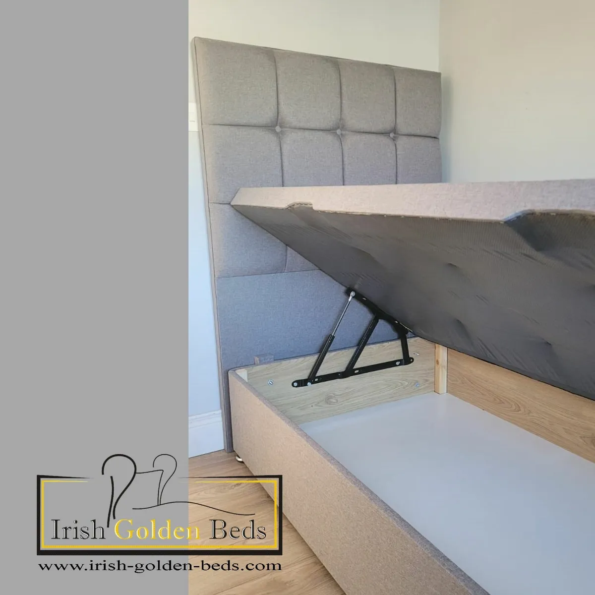 bed frame and headboard, free delivery - Image 1