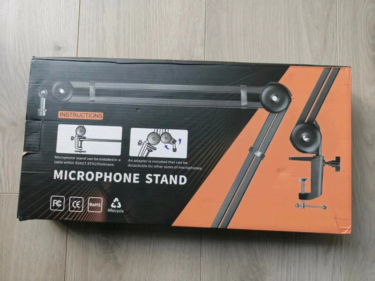 📌 Microphone Boom Arm – Brand New (Black) - Image 4