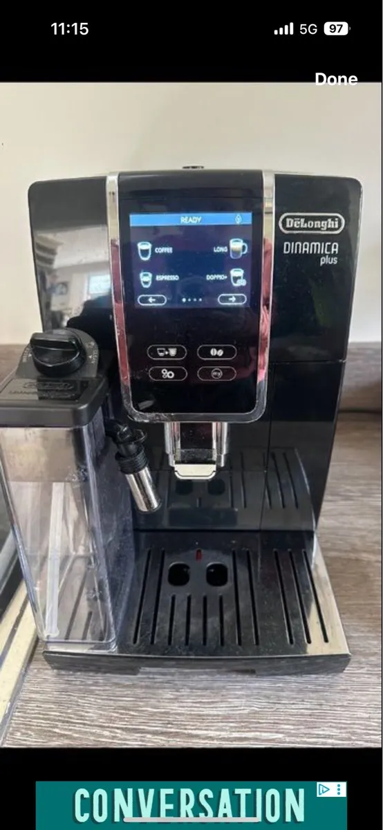 Delonghi dinamica plus coffee machine