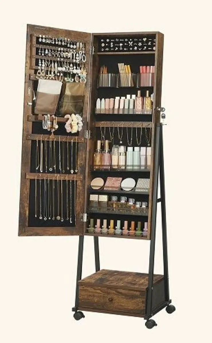 New Make Up Jewellery Storage Mirror-FREE Delivery - Image 3