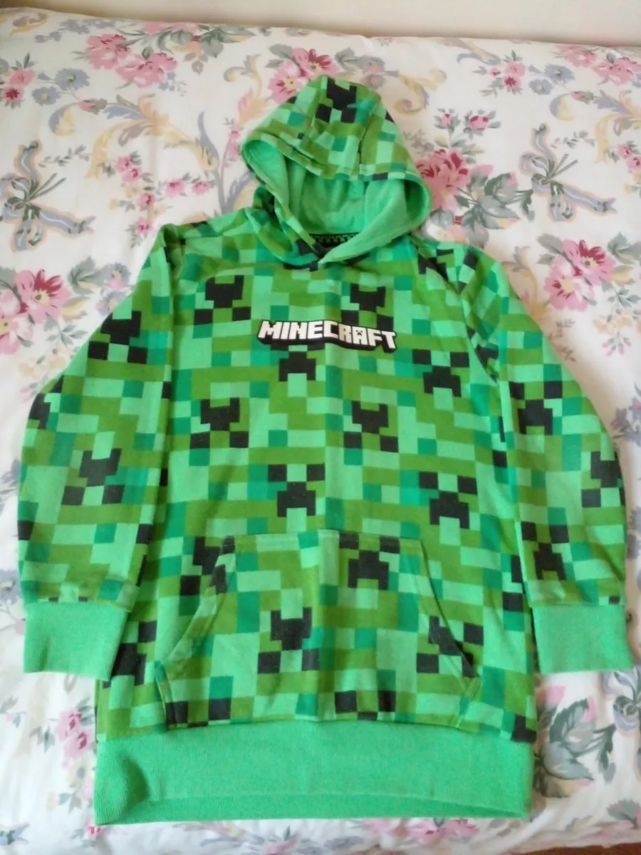 Minecraft hoodie (9-10 yrs) - Image 1