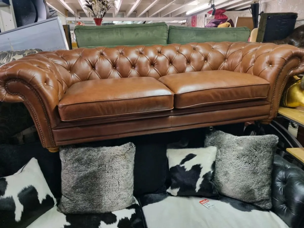 Leather Chesterfield