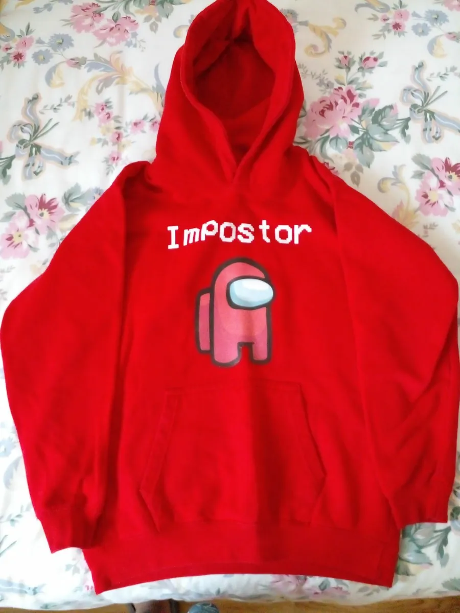 Among Us Impostor hoodie (12-13 yrs) - Image 1
