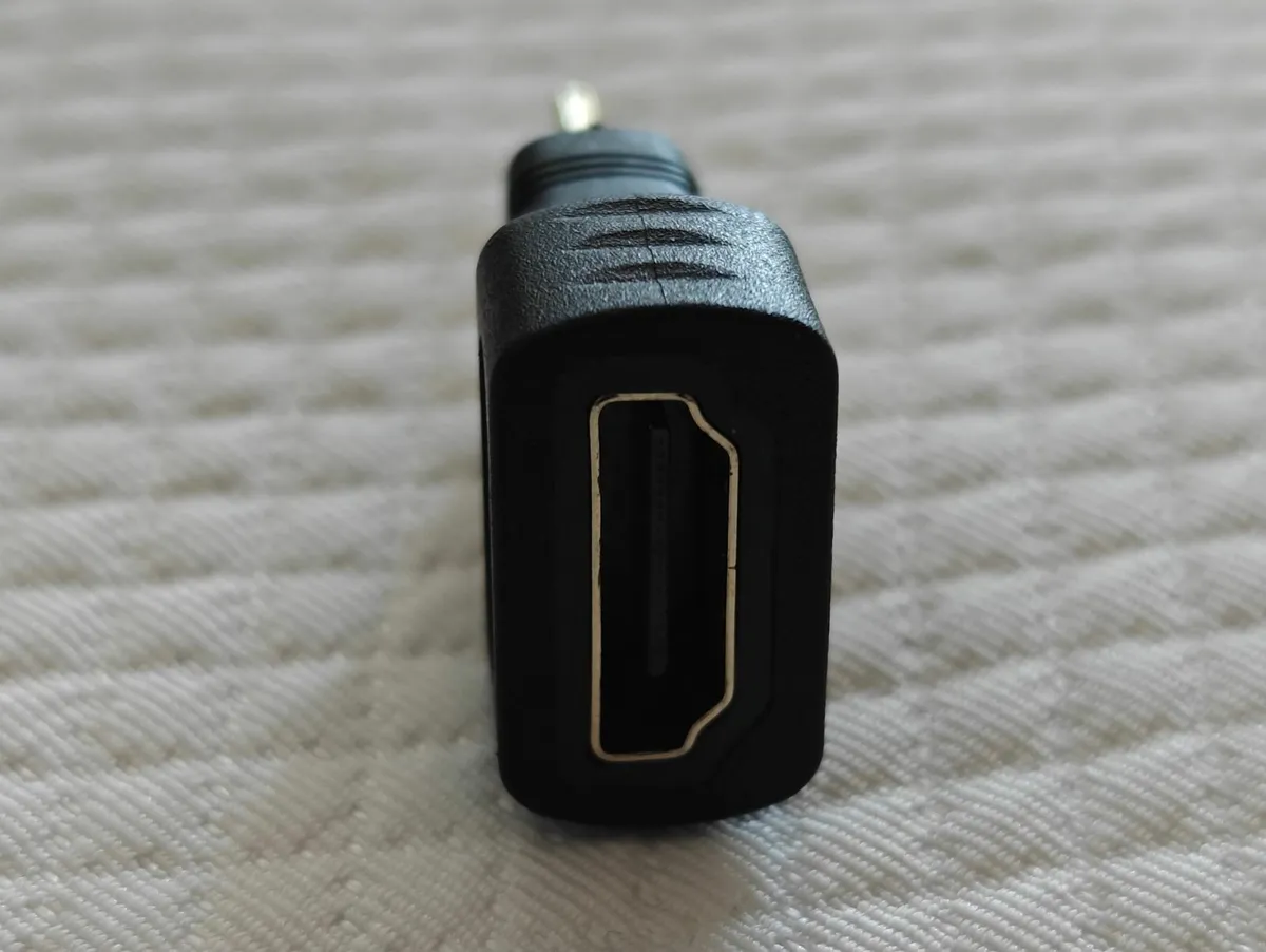 MINI HDMI A TO HDMI F ADAPTER - Image 1