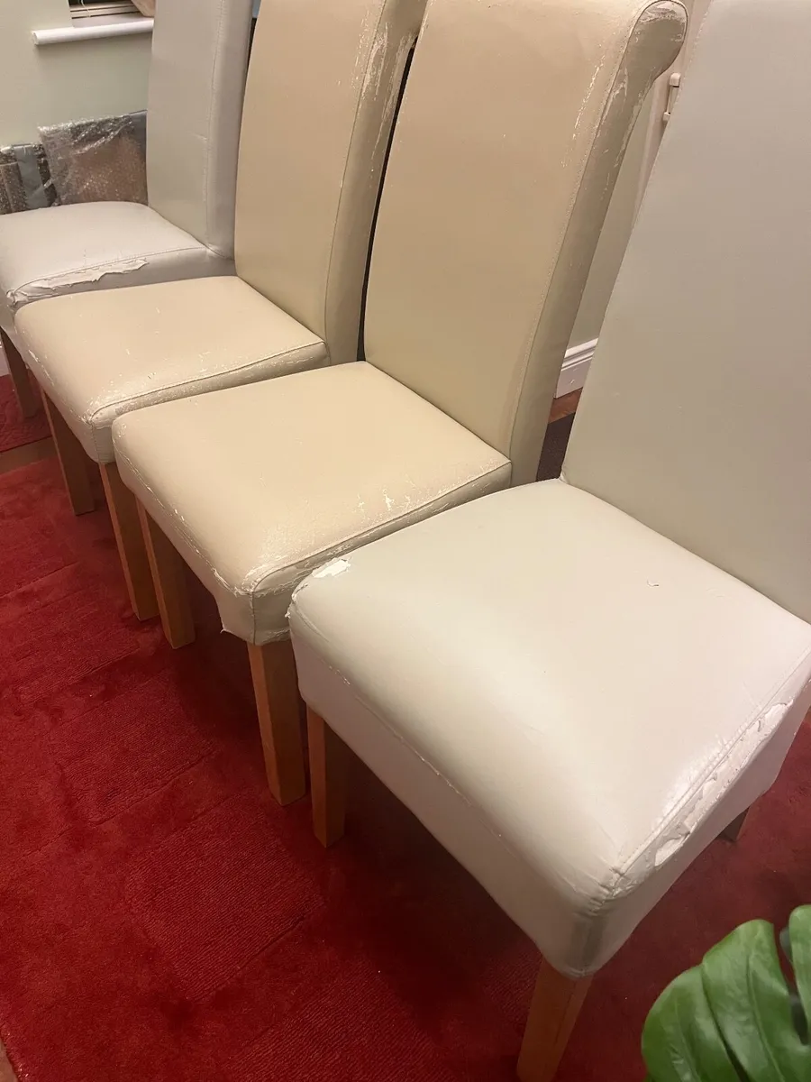 4 Dining chairs GONE - Image 1
