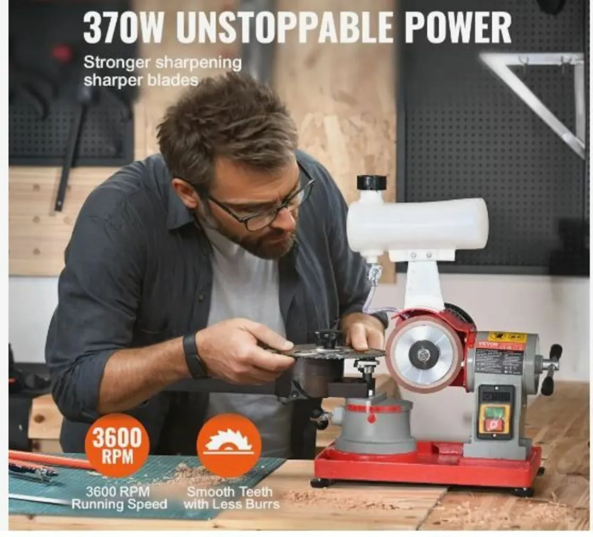 Circular Saw Blade Sharpener Grinder 370W - Image 2