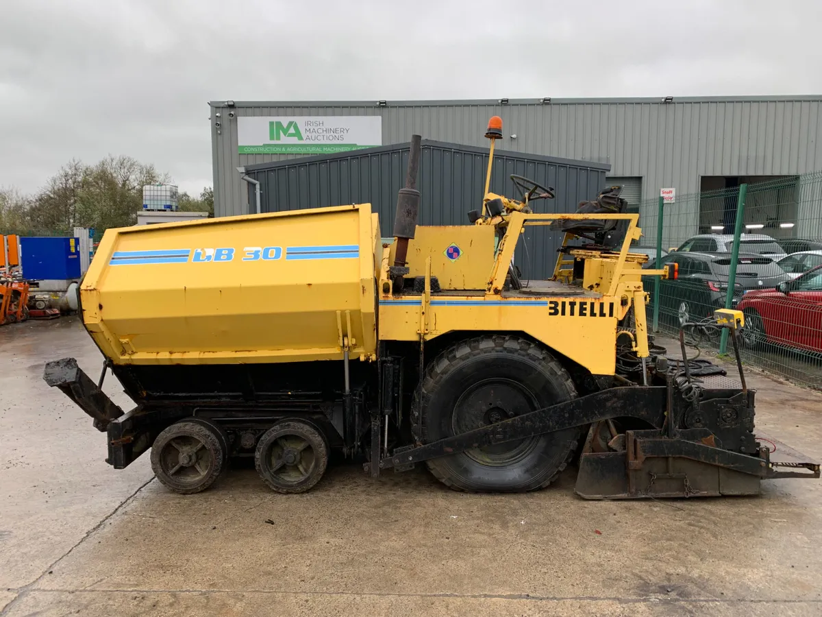 BITELLI BB30  WHEELED PAVER FOR AUCTION - NAAS - Image 2