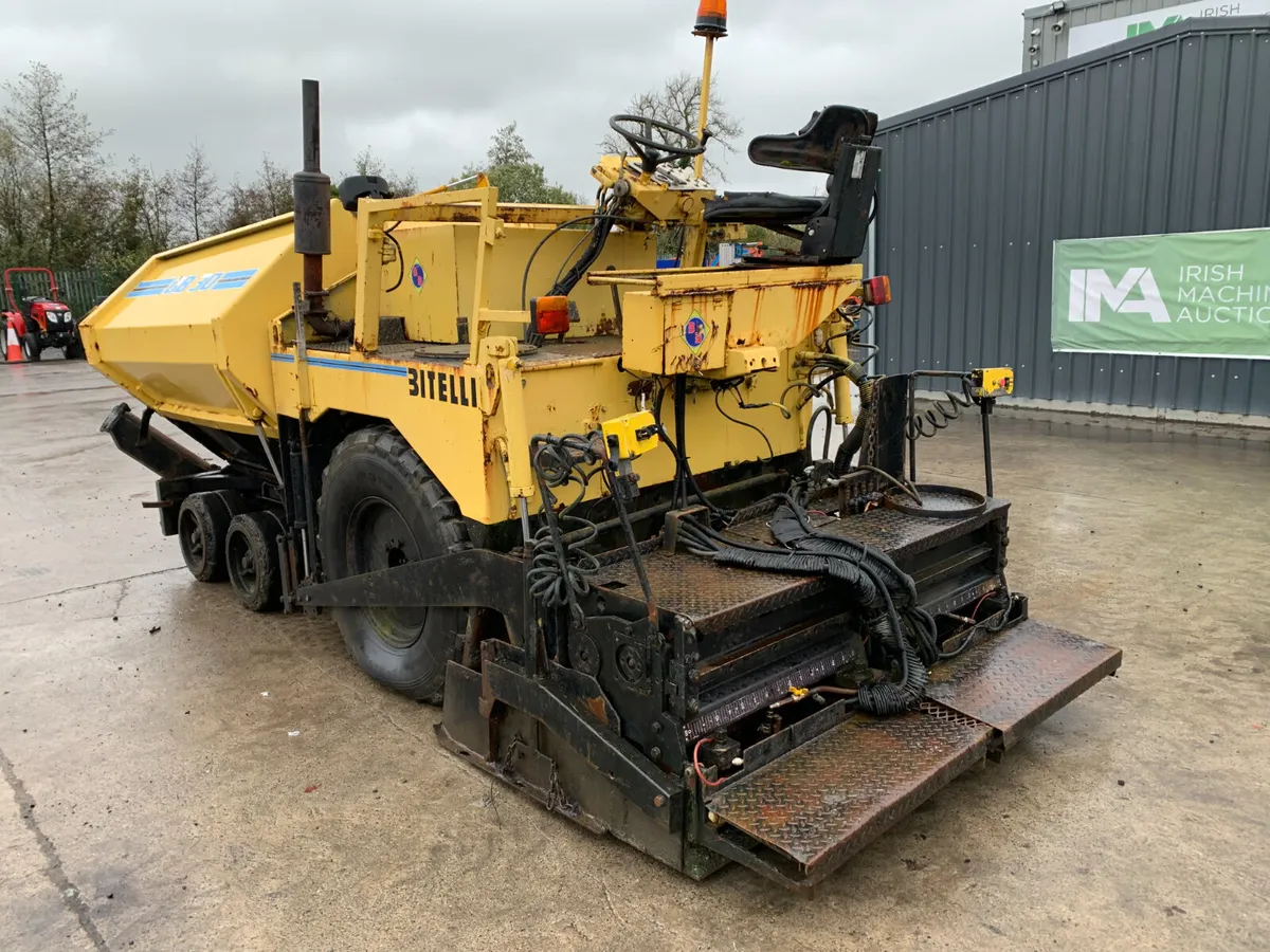 BITELLI BB30  WHEELED PAVER FOR AUCTION - NAAS - Image 3