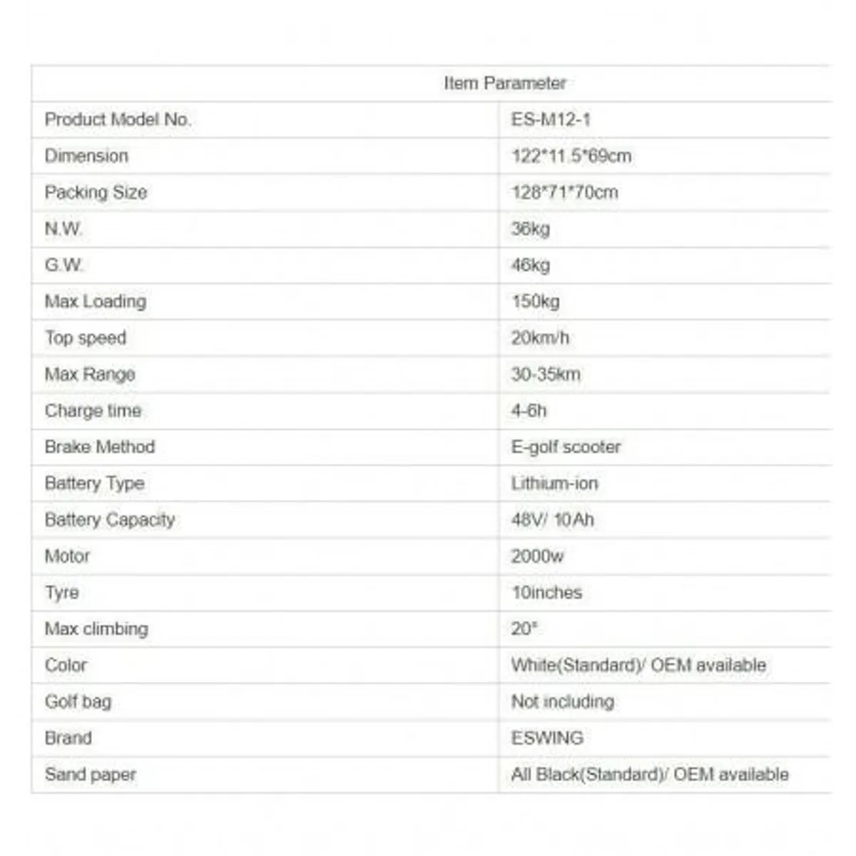 Amazing Electric Golf Cart 1600W white BIG DISCOUNTS - Image 2