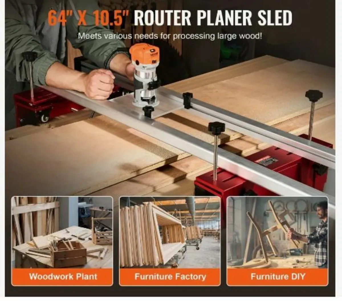 Router Sled, 64 inches/162.6 cm - Image 2