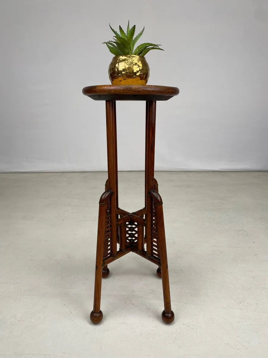 Vintage Bentwood Plant Stand - Image 2