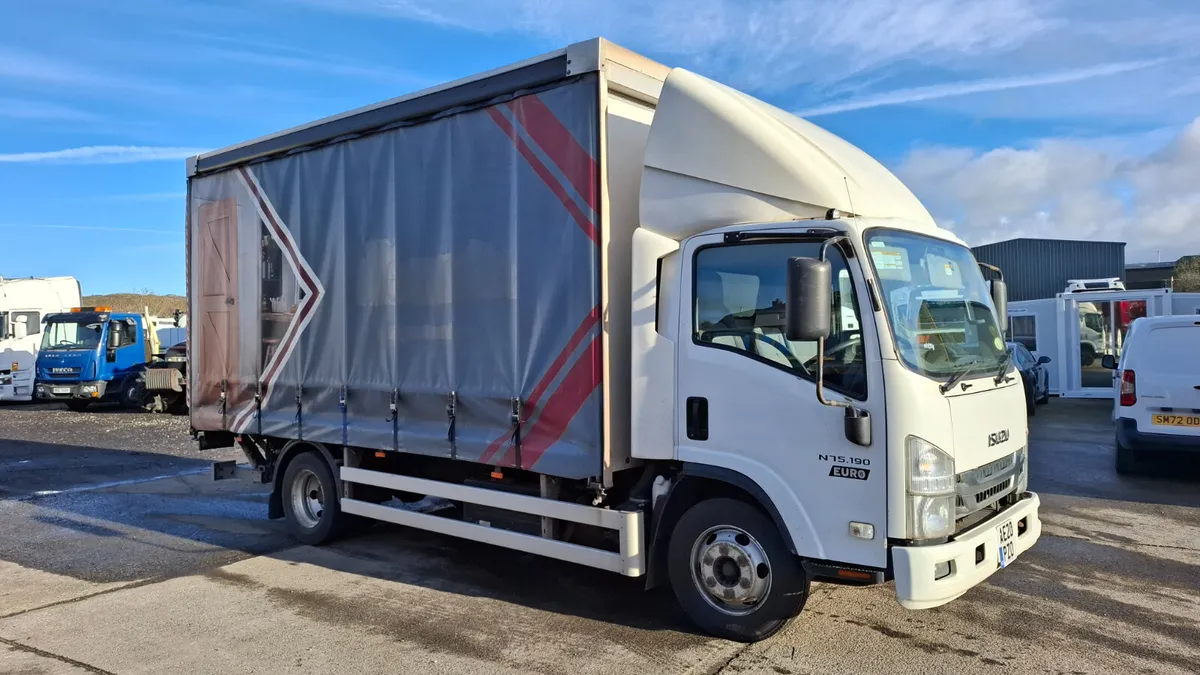 2020 Isuzu N75.190 Curtain Sider  Tail Lift - Image 1
