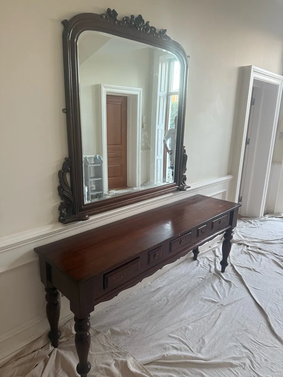 Hall Table and Mirror - Image 2