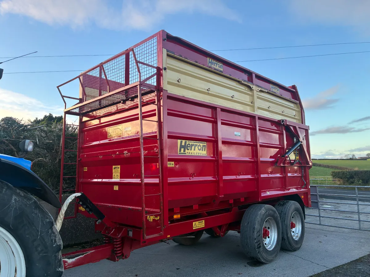 Herron 10.5 ton grain/silage trailer - Image 1