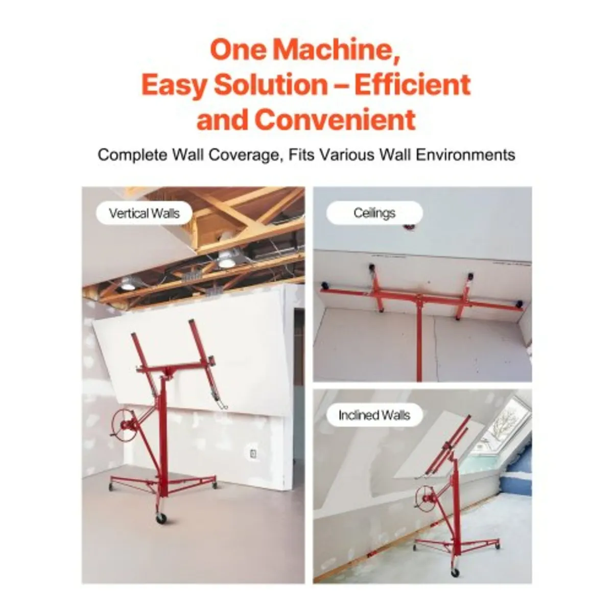 Drywall Rolling Lifter Panel, 16ft Sheetrock Lift - Image 2