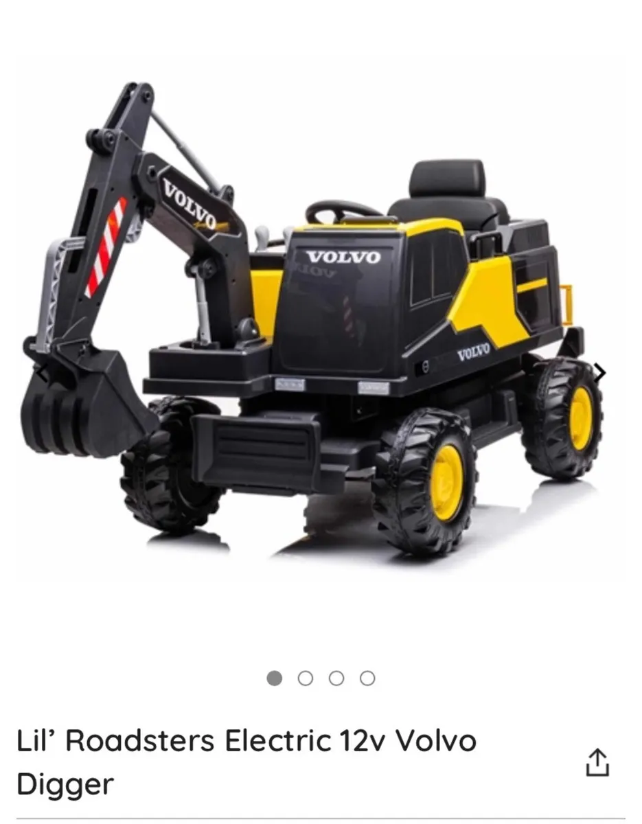 Ride on Volvo digger - Image 1