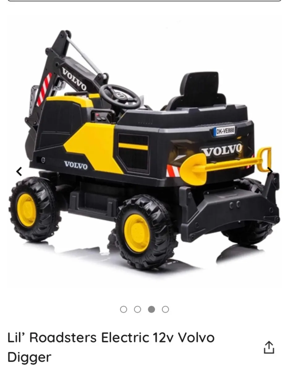 Ride on Volvo digger - Image 3