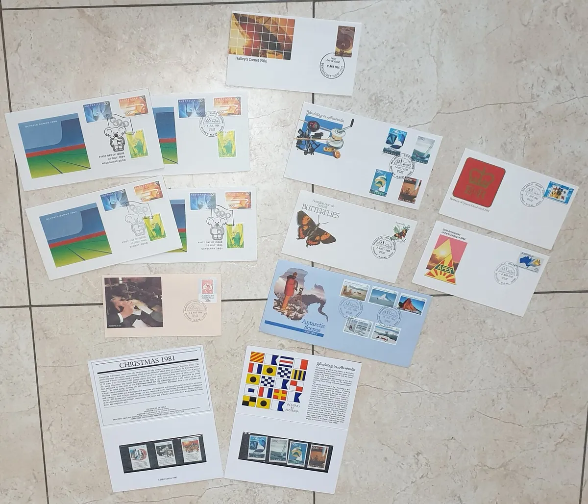 Australia Postal Items 1980-86 incl. Ausipex 84 - Image 1