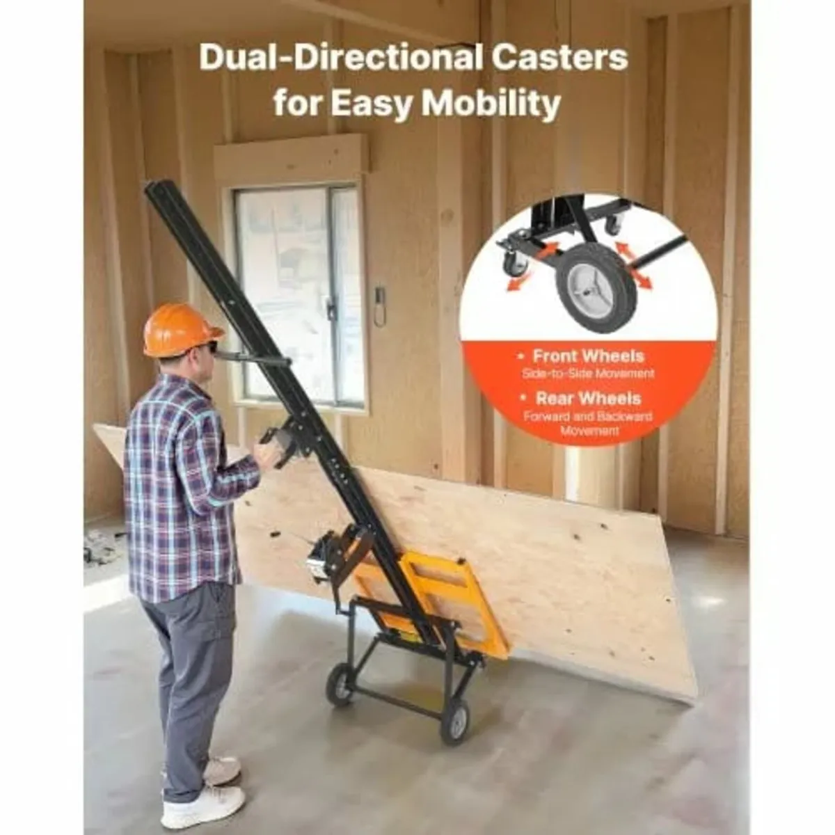 Drywall Lift, Heavy-Duty 68 kg Sheetrock Hoist for - Image 3
