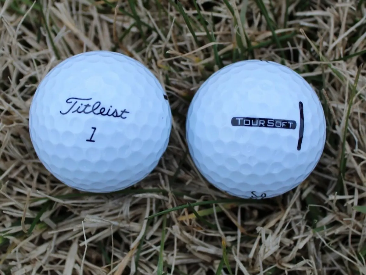 JJ'S CORK GOLF BALLS - TITLEIST TOUR SOFT - Image 1