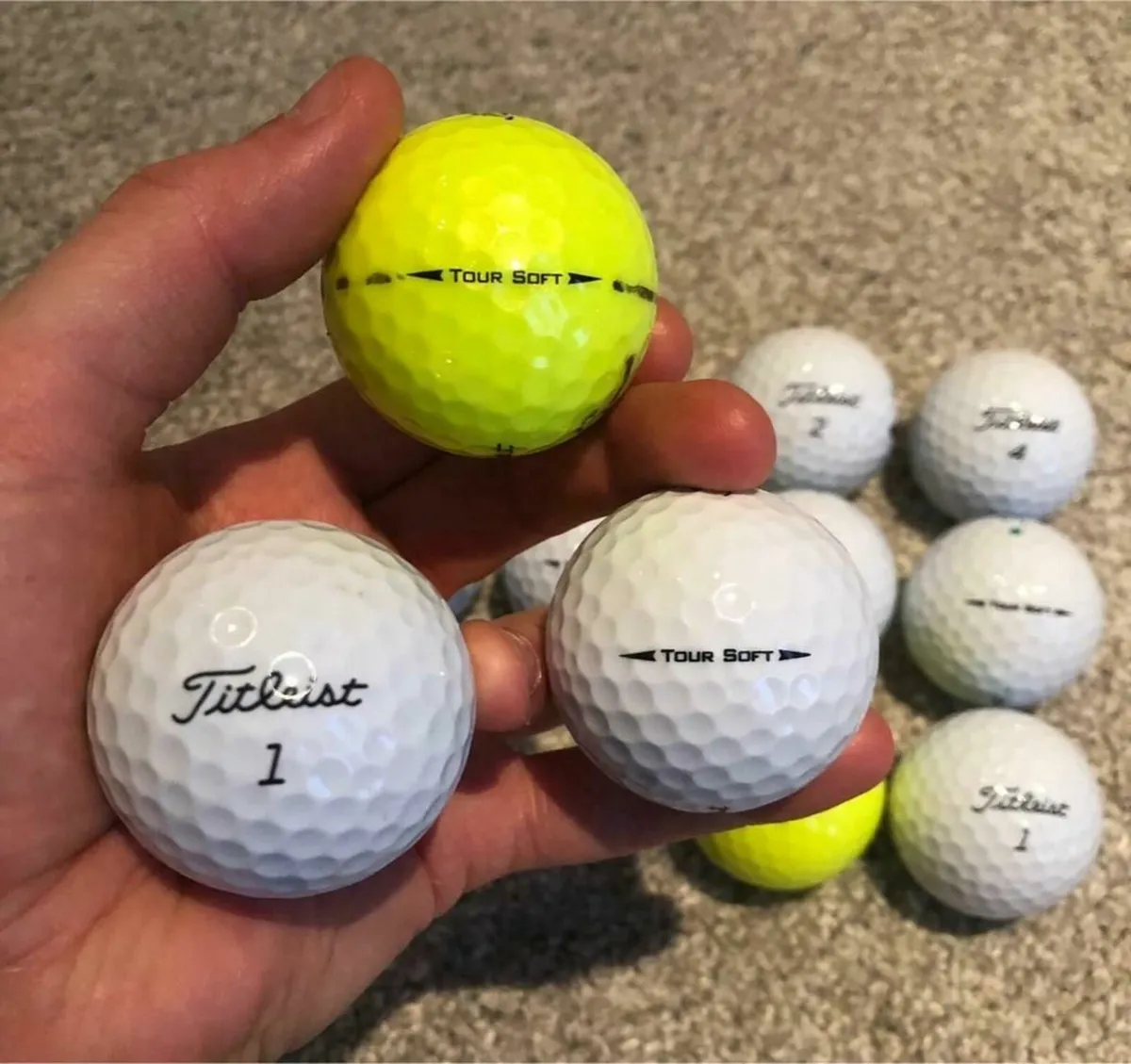 JJ'S CORK GOLF BALLS - TITLEIST TOUR SOFT - Image 2